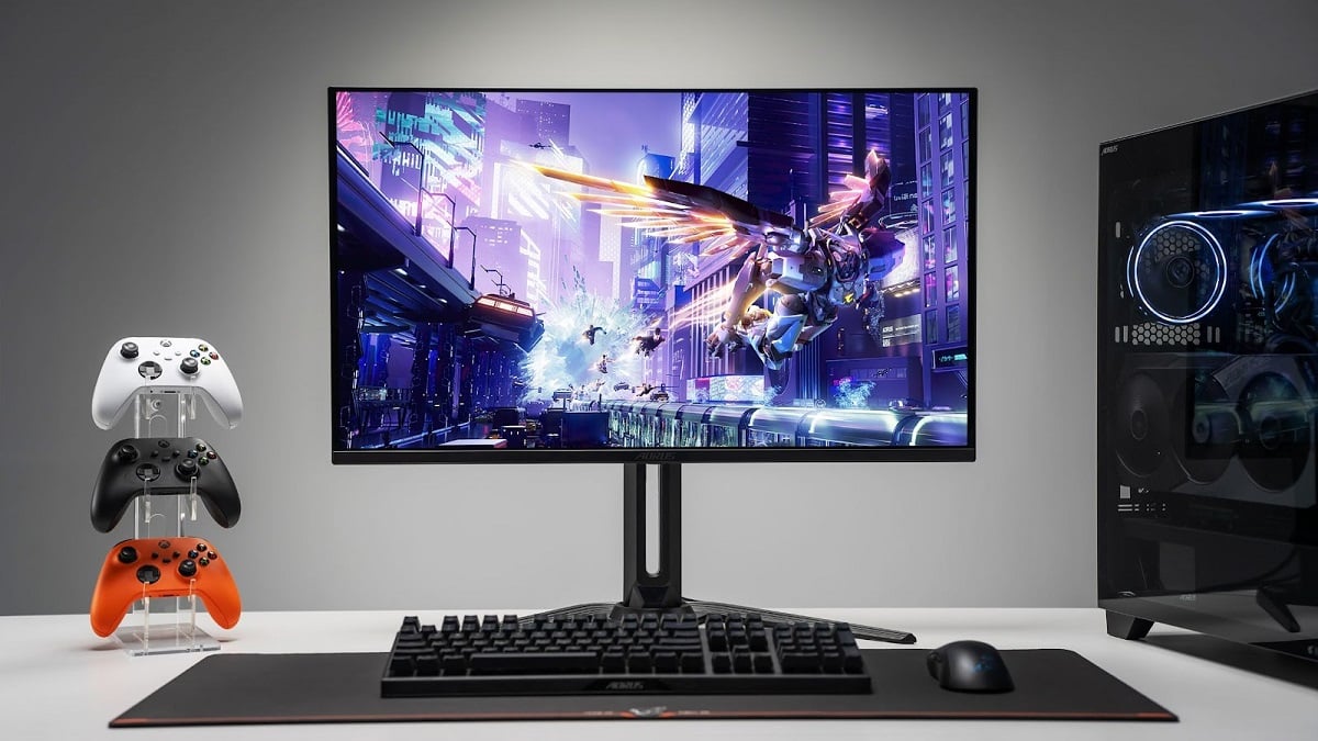 A GIGABYTE gaming monitor